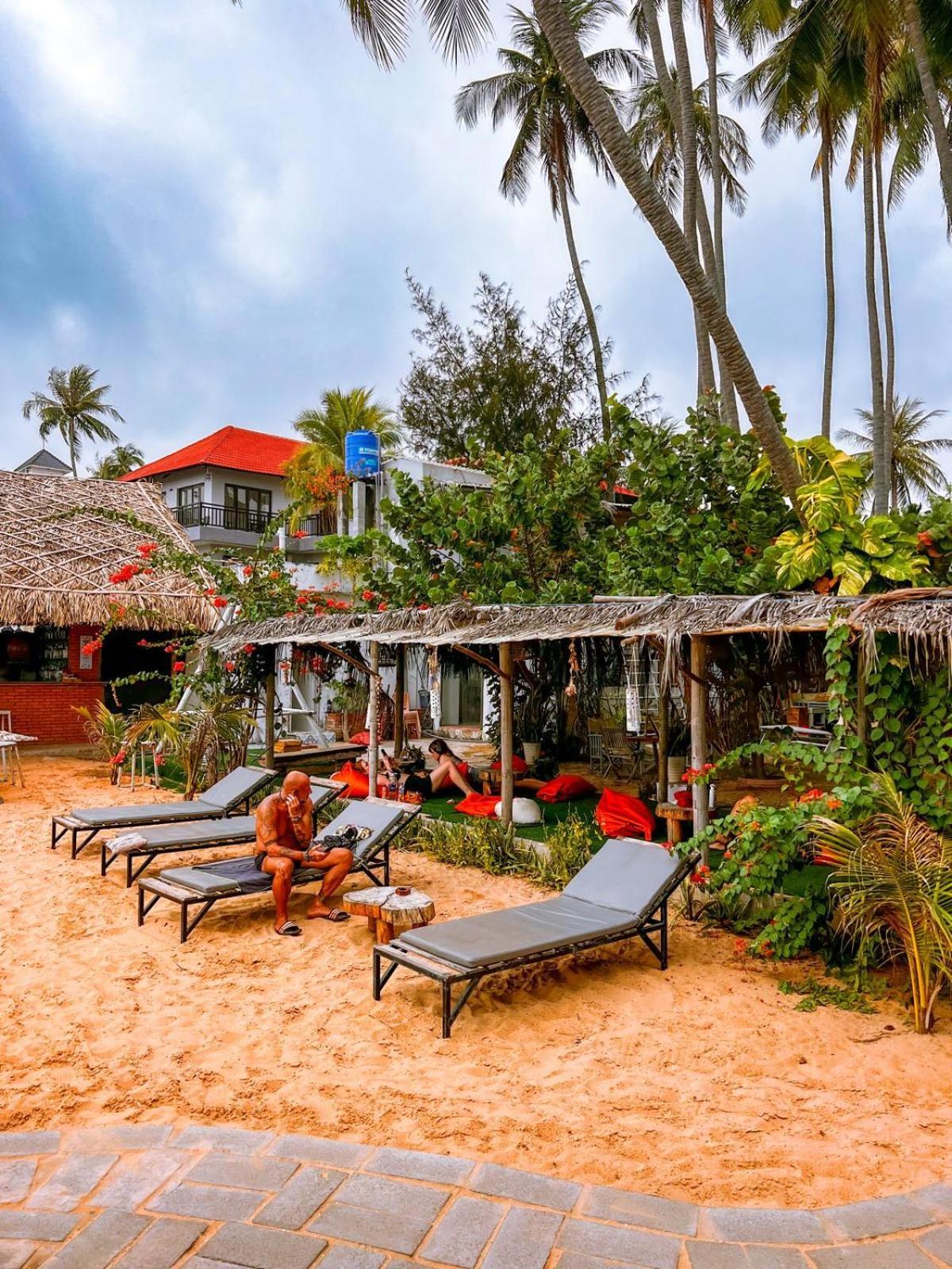 Eva Hut Mui Ne Beach Hostel Exterior foto